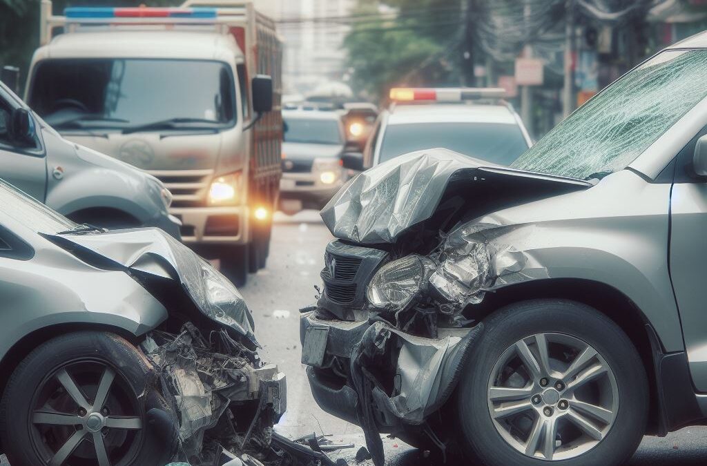 car accident head on collision